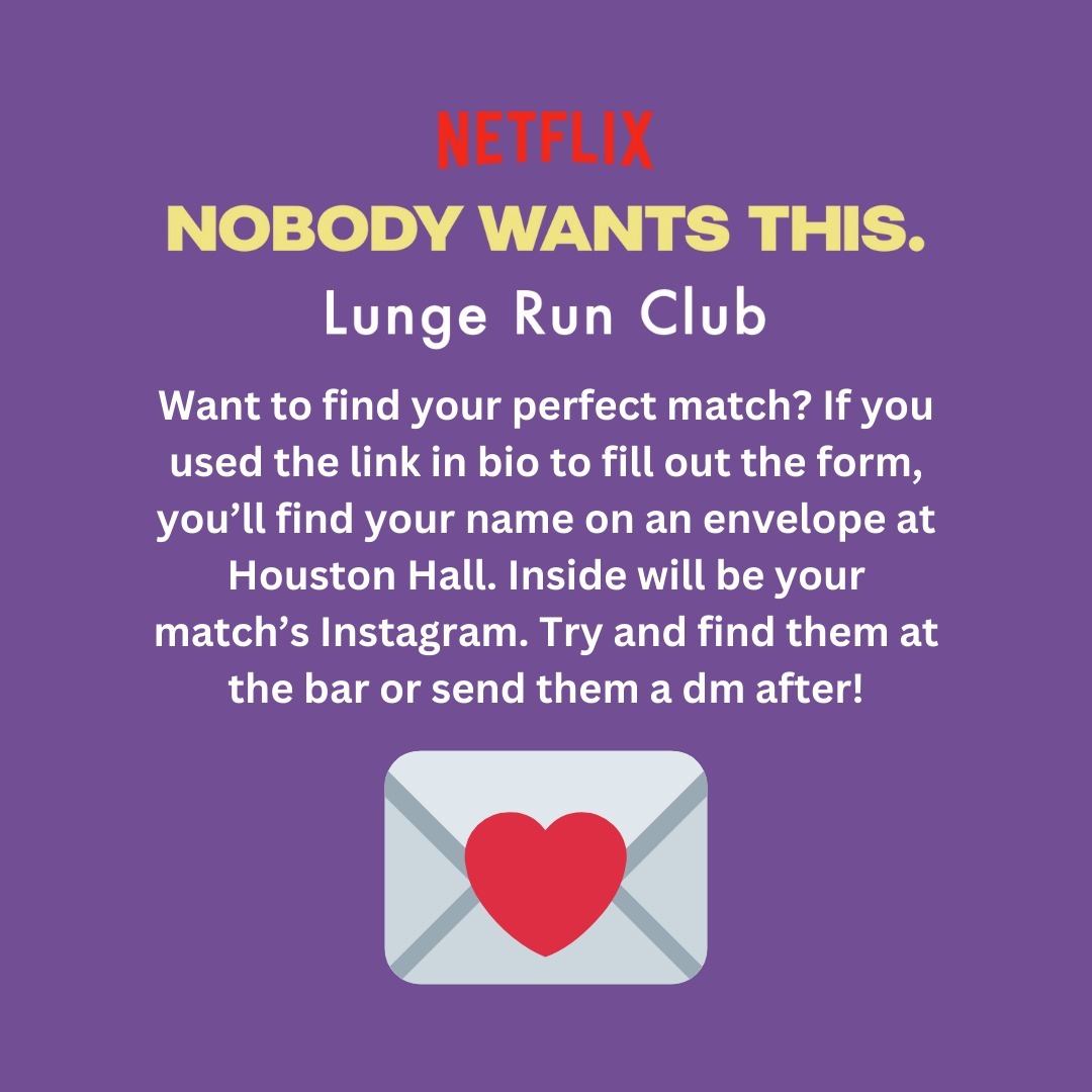 Lunge Run Club is excited to partner with @Netflix and its newest rom-com series - Nobody Wants .jpg