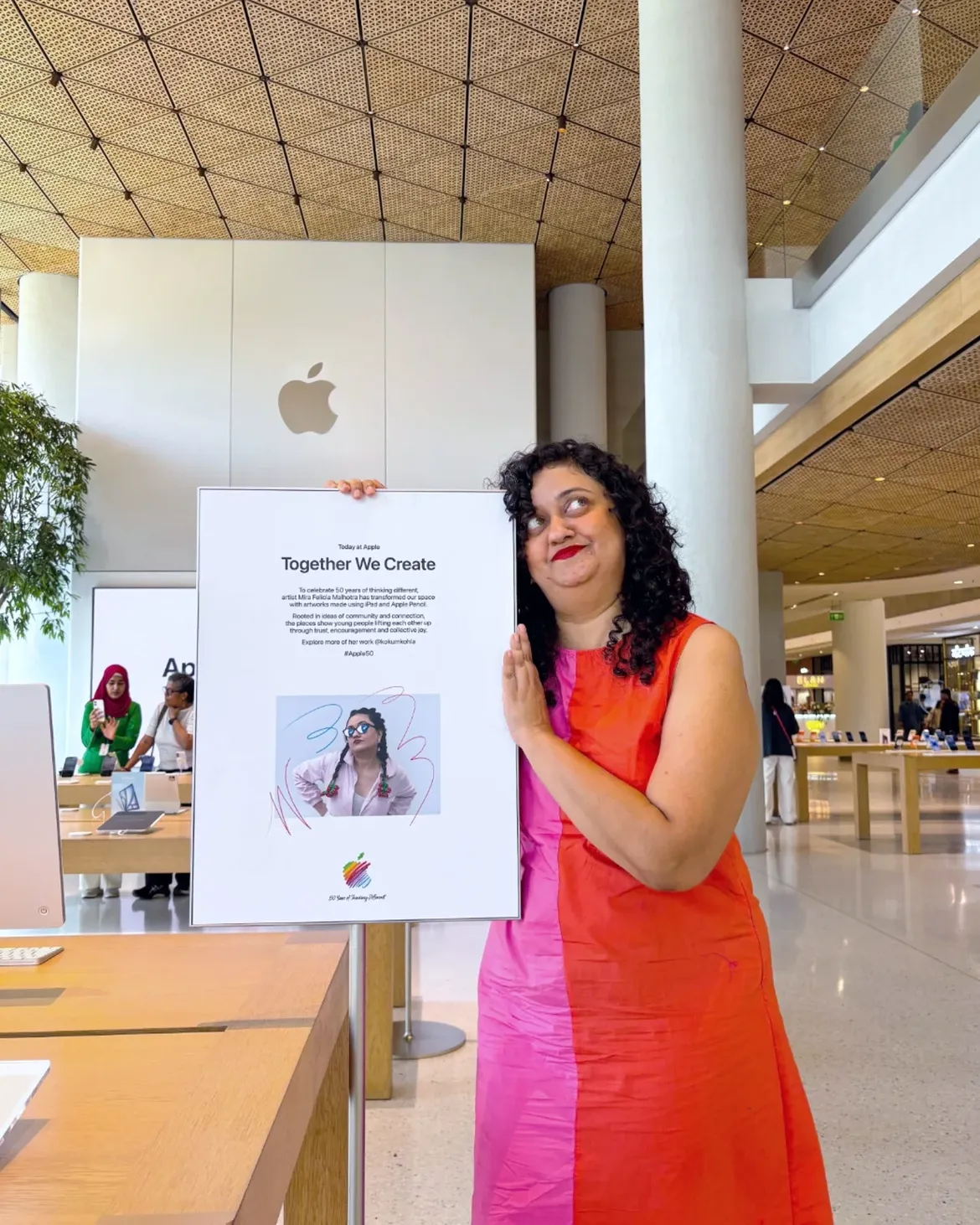 🍎5️⃣0️⃣APPLE TURNS 50! Grateful to be chosen by Apple for their mega celebrations in Mumbai In (2).webp