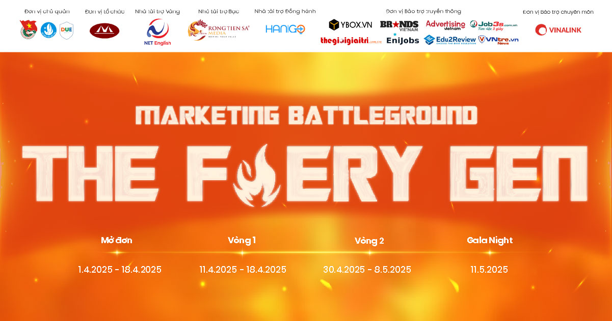 Chính thức mở đơn đăng ký cuộc thi “Marketing Battleground: The Fiery Gen”