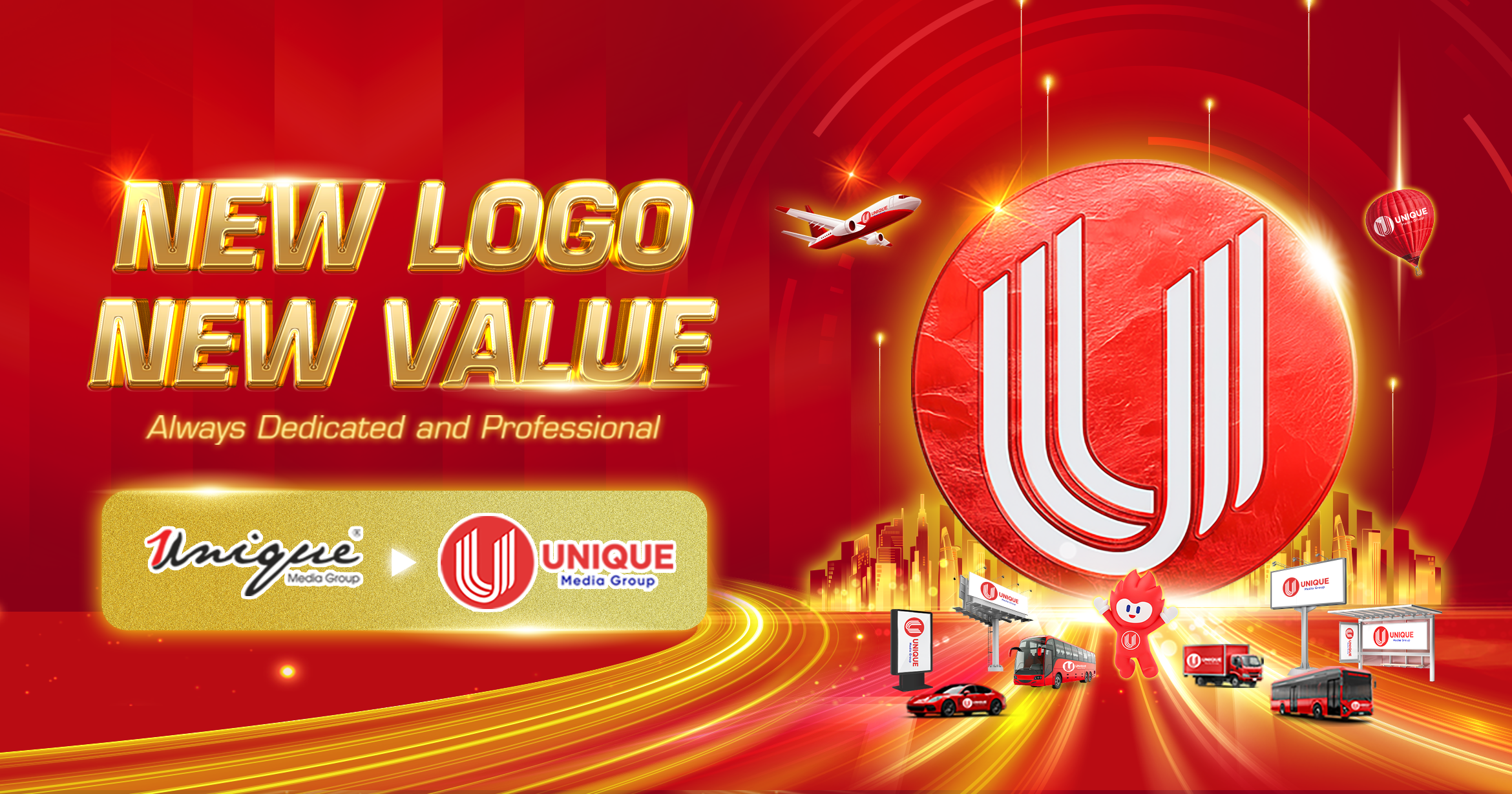 Unique Media Group ra mắt nhận diện thương hiệu mới sau 12 năm hoạt động