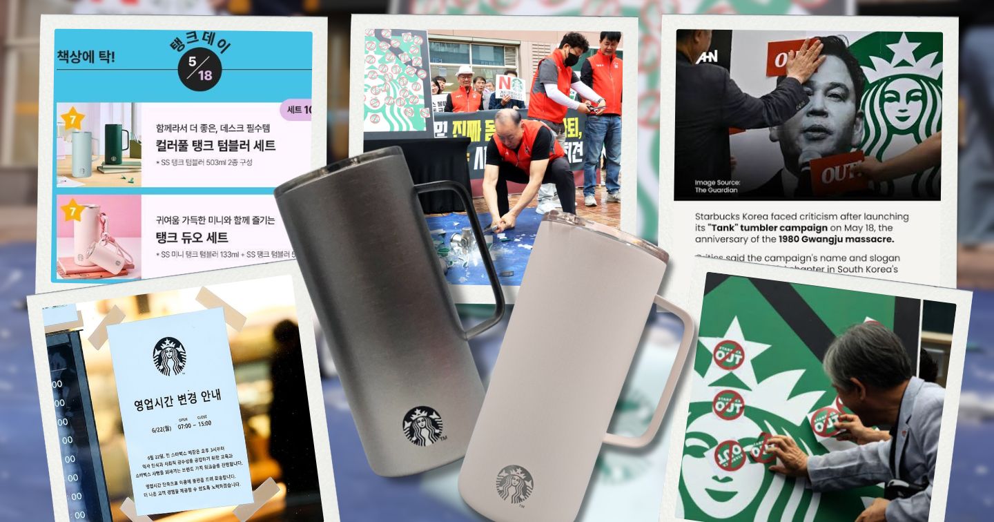 Starbucks Hàn Quốc và khủng hoảng Tank Day: Chiến dịch bán hàng chạm vào ký ức lịch sử