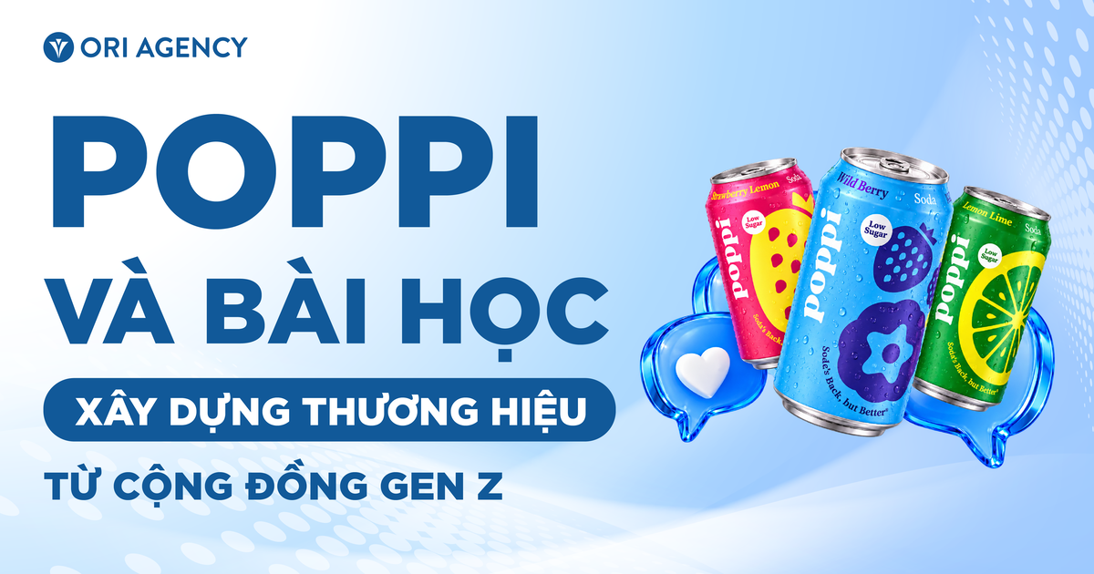 Poppi và bài học xây dựng thương hiệu từ cộng đồng Gen Z