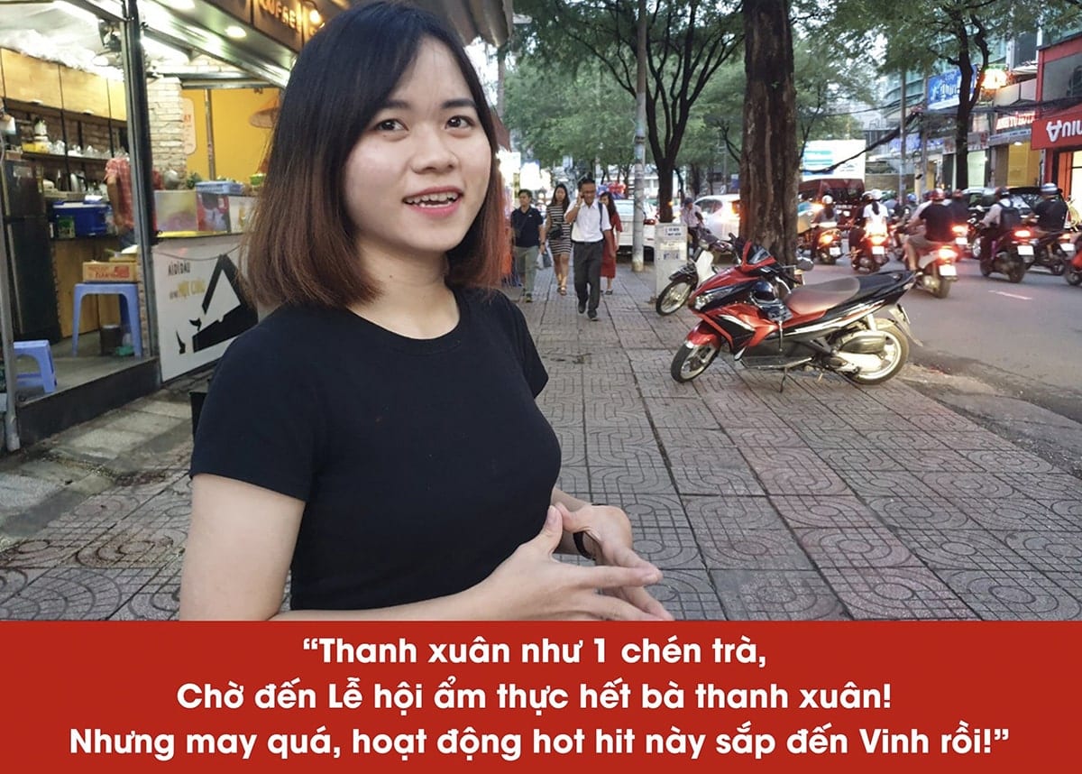 Yên tâm rồi nhé! Thanh xuân này bạn chắc chắn sẽ được tham dự Lễ hội Ẩm thực!