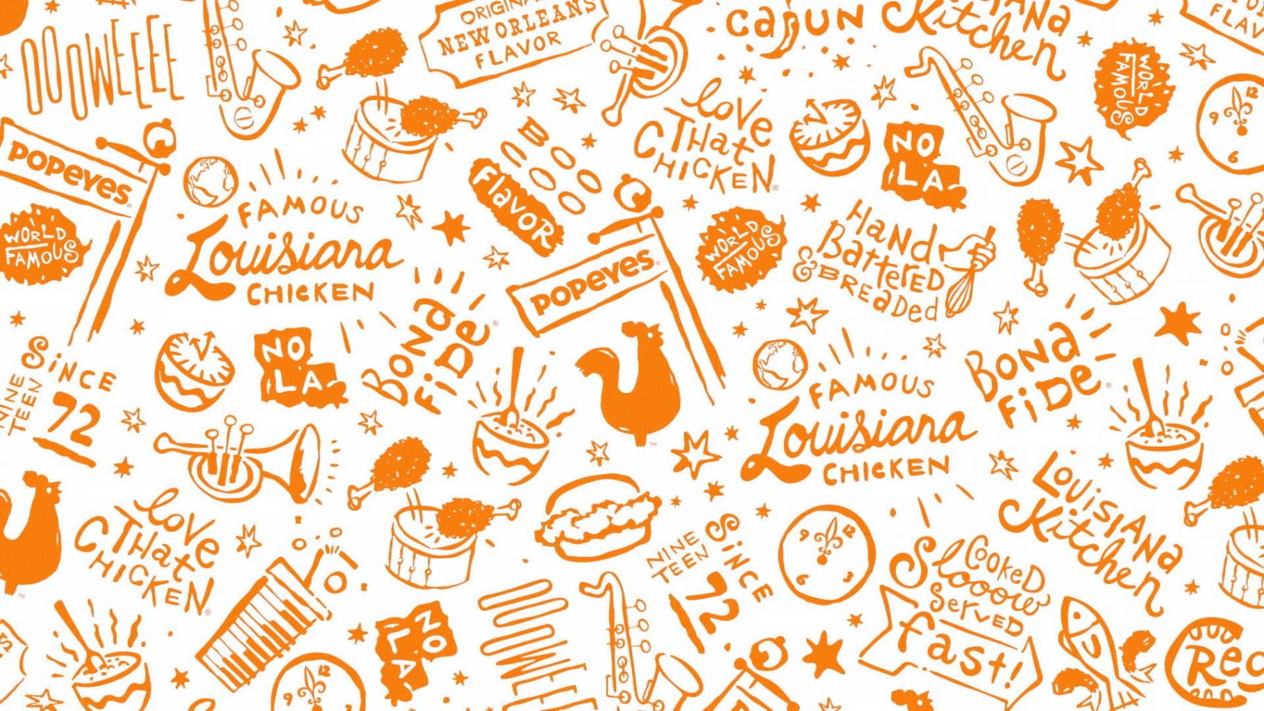 Popeyes thay doi nhan dien