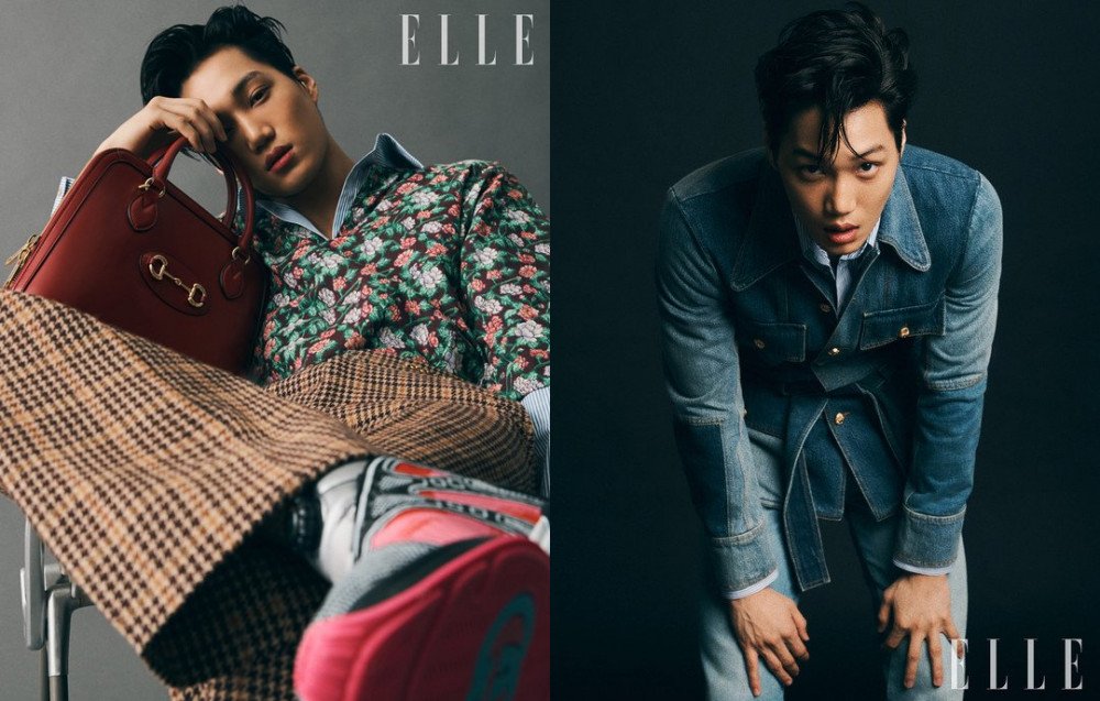 Ảnh: Elle Korea. Kai (EXO) - Đại sứ thương hiệu của Gucci.
